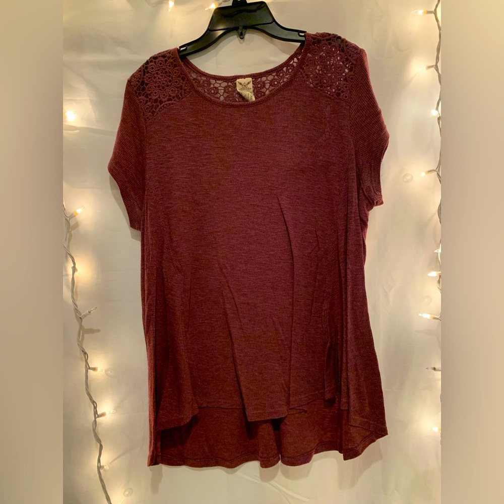 Faded Glory - Purple Lace Shirt